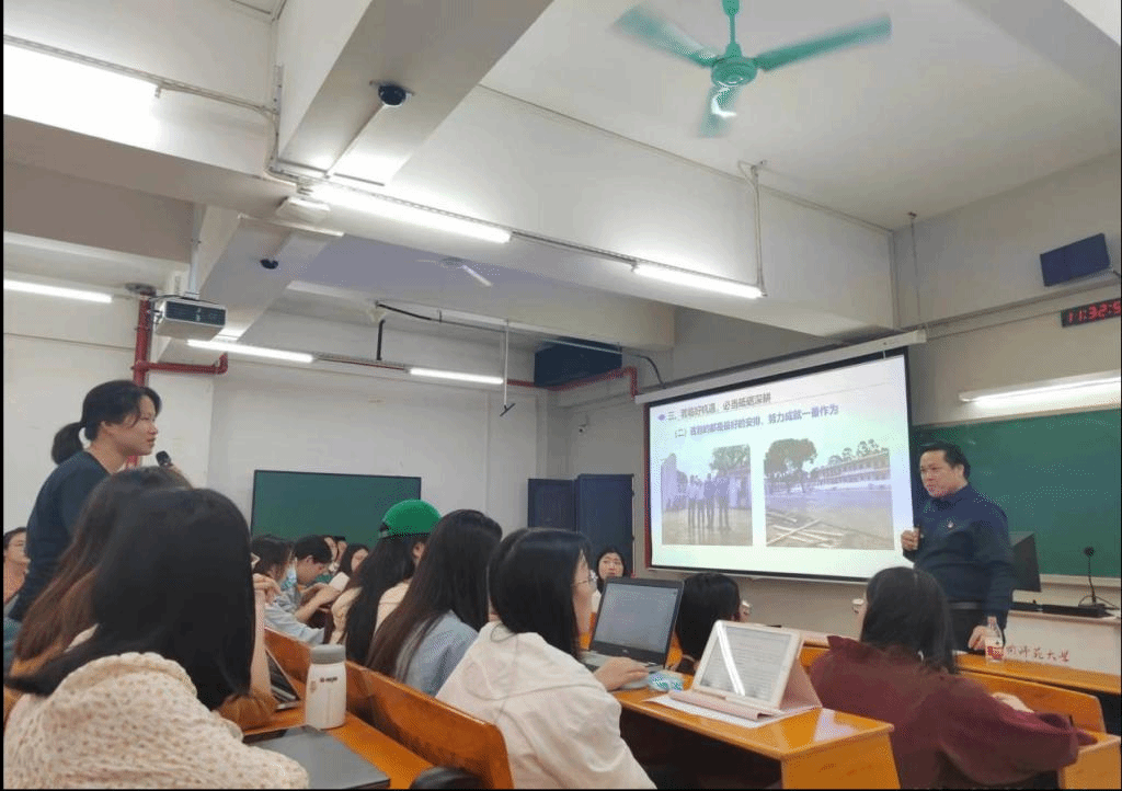 河源市启正学校谢永刚校长应邀来我校白云校区开展讲座